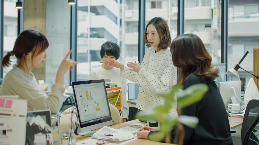社員ミーティングのイメージ