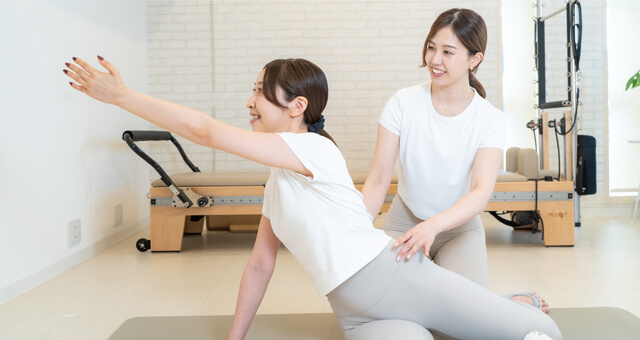 ピラティススタジオDEPは効果的な自主トレを教えてくれる